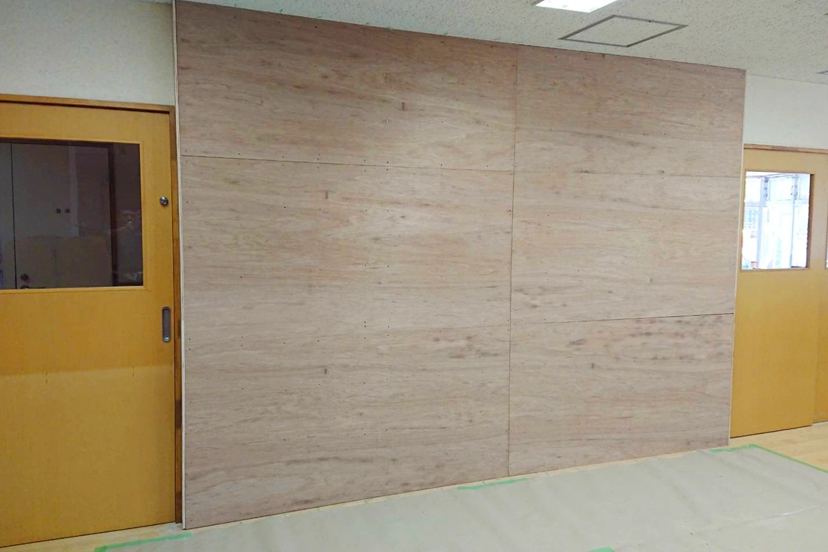 ボルダリング 下地補強壁土台